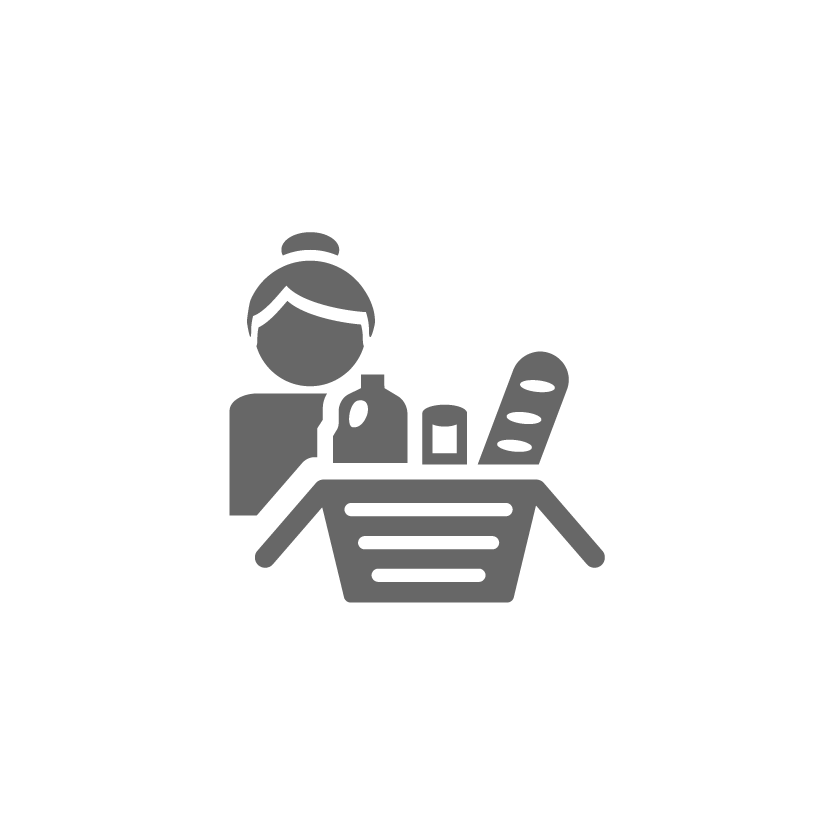 person-with-shopping-basket-icon