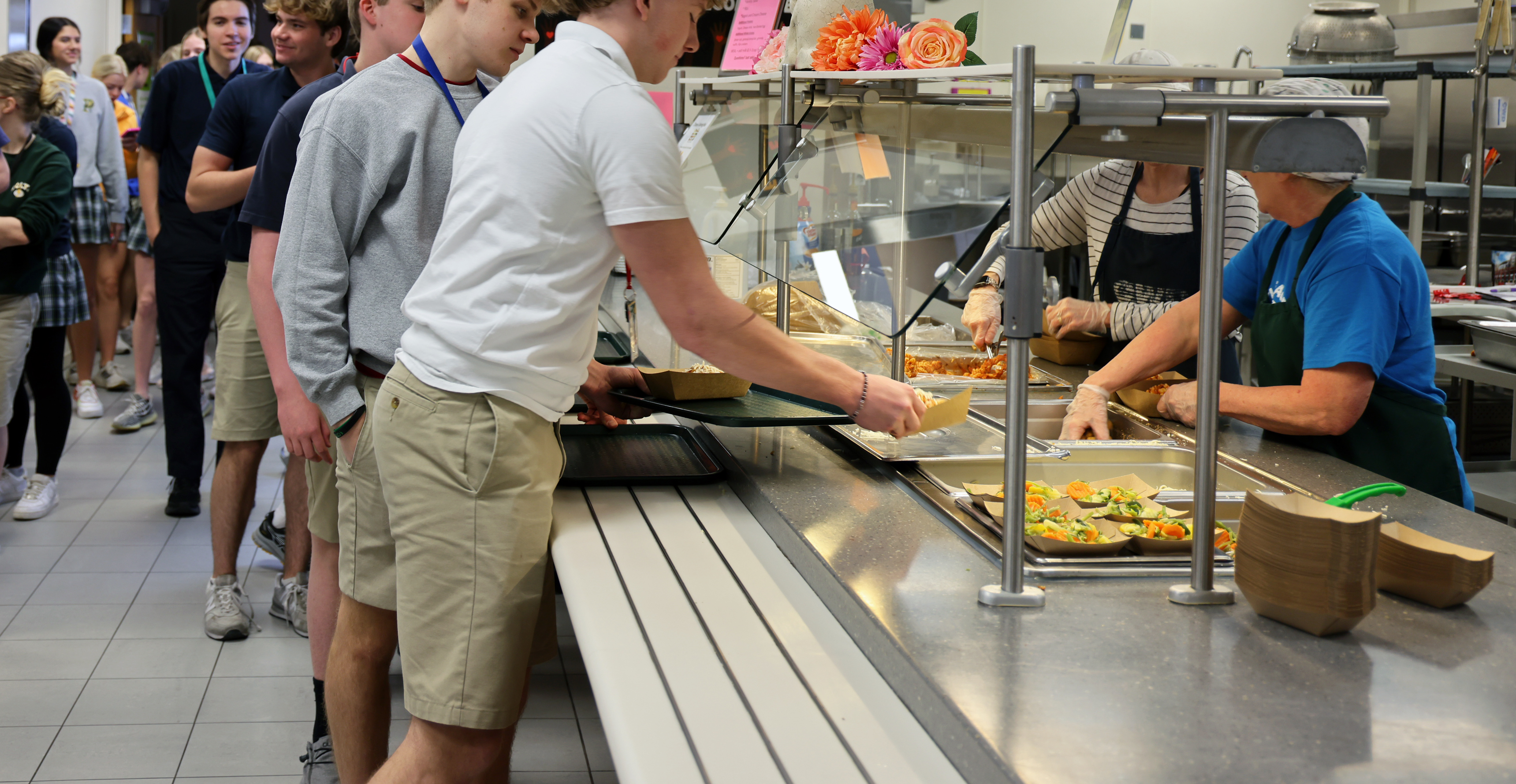 Students get lunch.